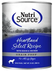 12/13oz Nutrisource Grain Free Heartland Select - Dog/Cat Supplements